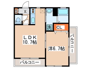 フェリ－チェ登戸の物件間取画像